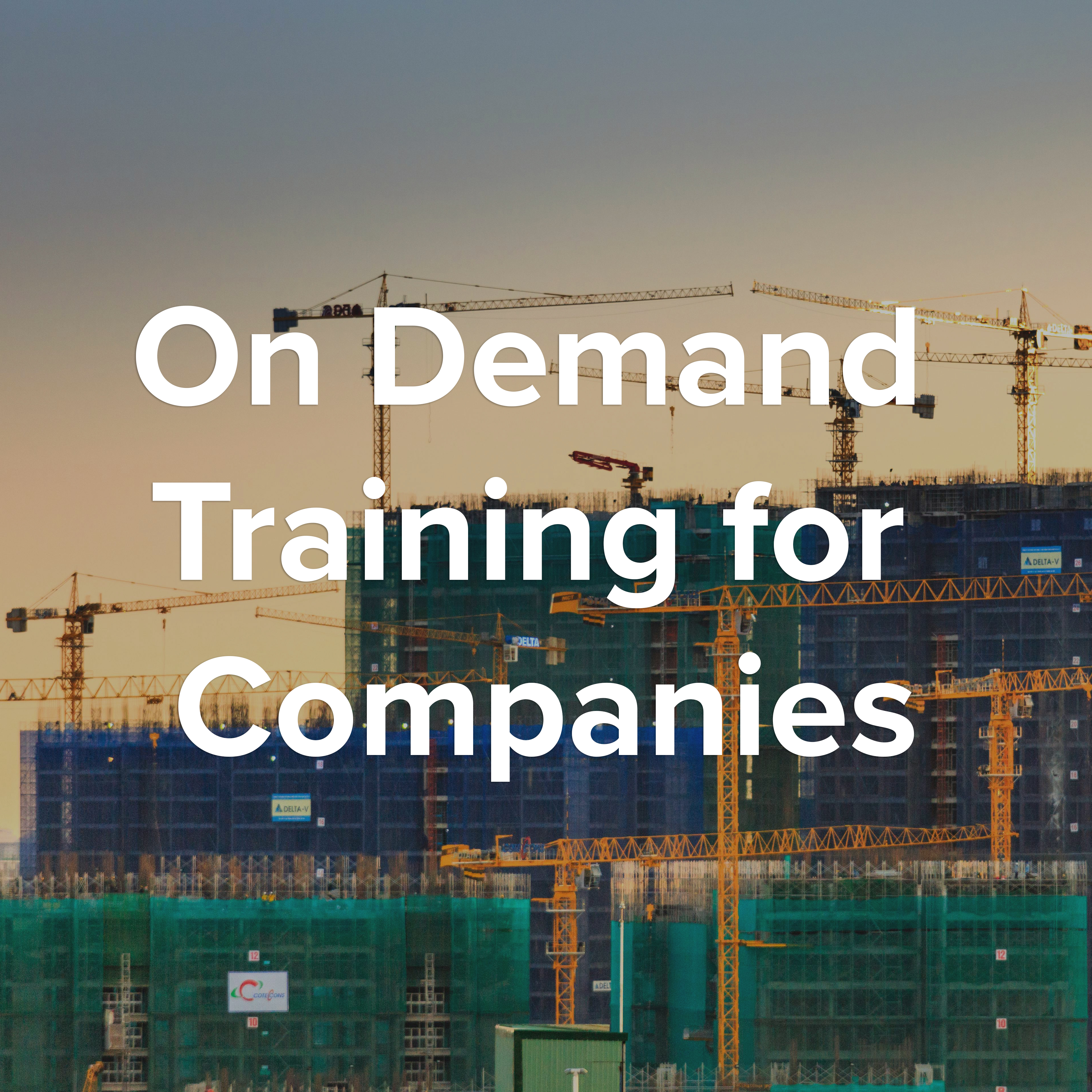 On Demand Training for Companies
